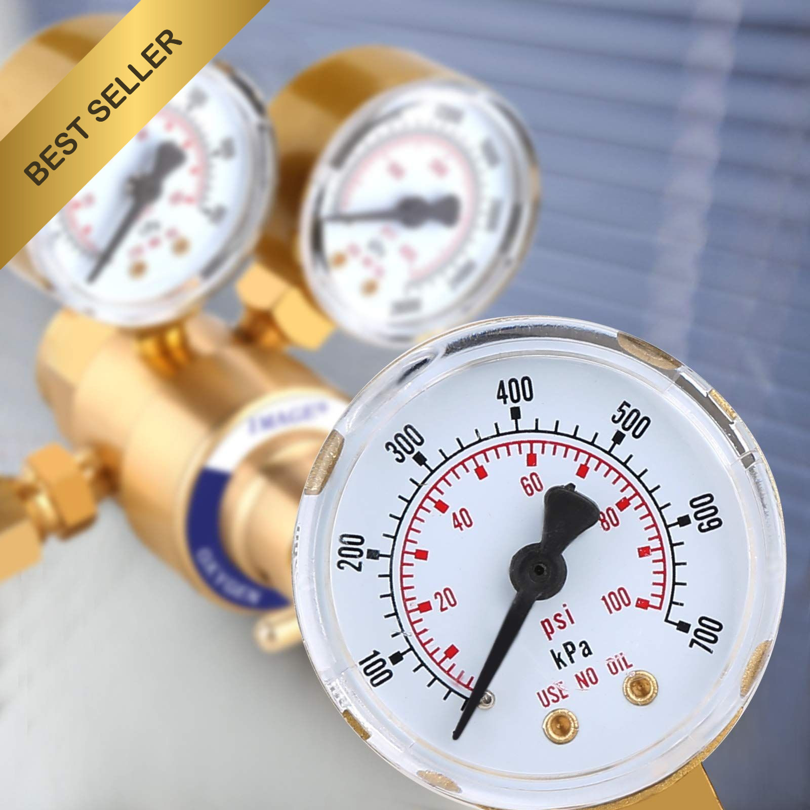 IMAGE Oxygen Regulator Gauges for Victor Torch Cutting Kits CGA 540 Welding Gas