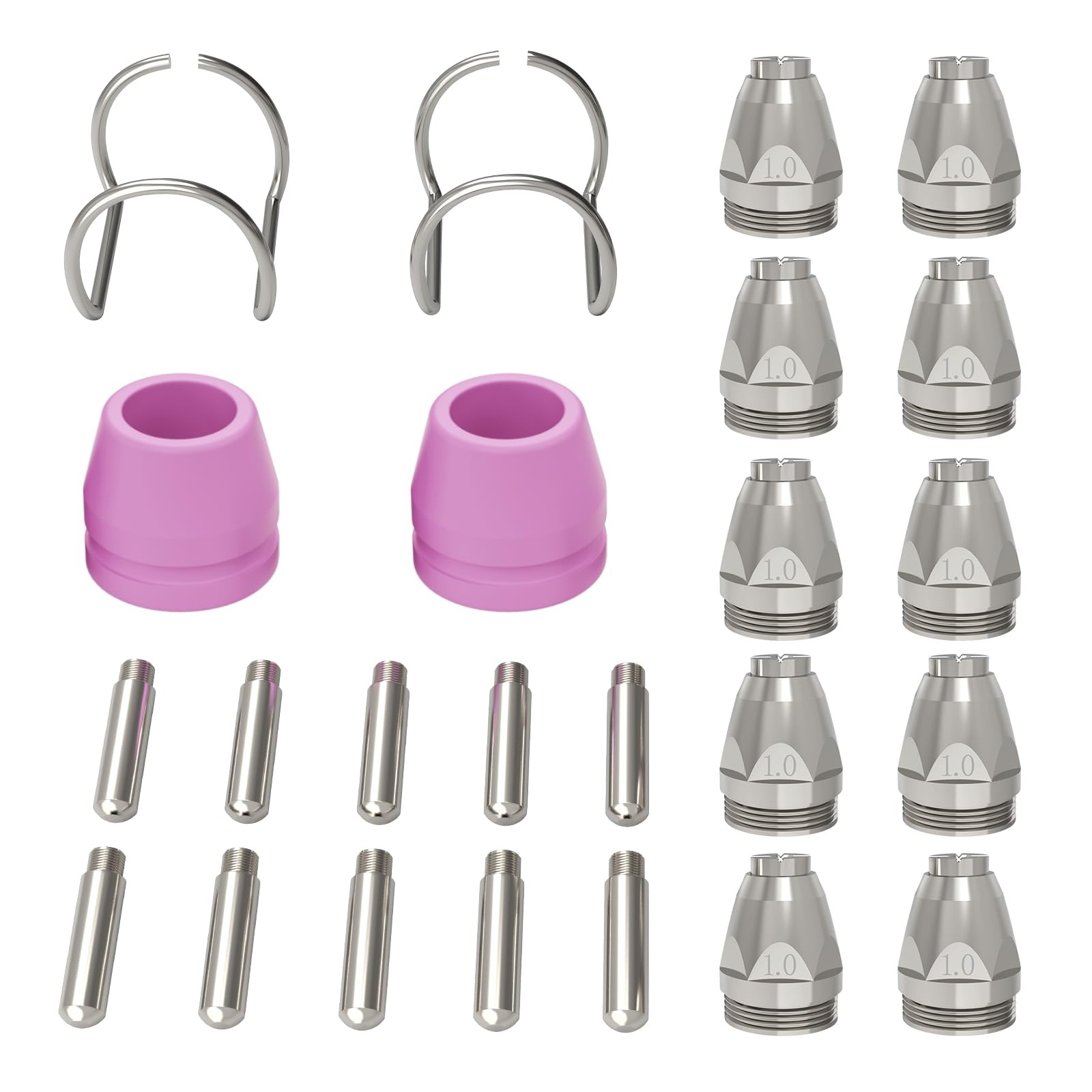 ARCCAPTAIN AG-60 Plasma Cutter Torch Consumables 24Pcs .040” SG-55 Accessories
