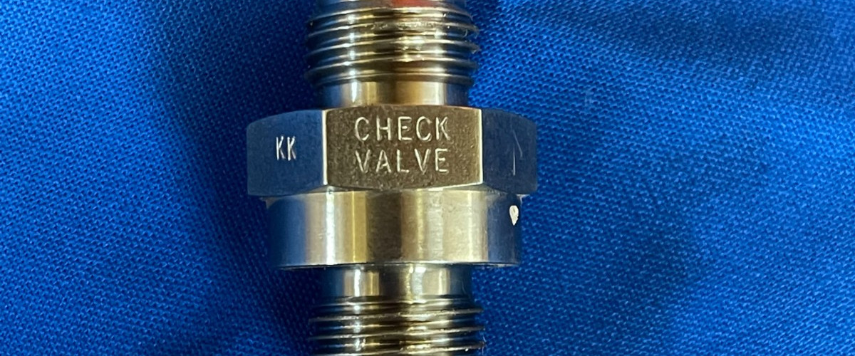 CRISSAIR CHECK VALVE #2C6560 THREAD COUNT 1.5 ID 5/16″
