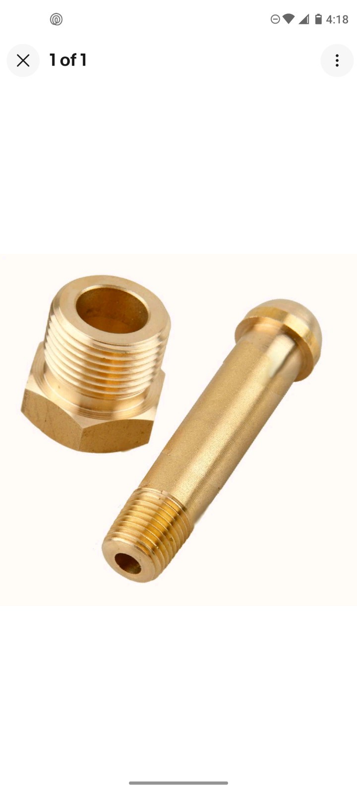 CGA-580 Nut 3″ Nipple, Regulator Inlet Fittings Co2/Argon/Nitrogen/Helium (36)