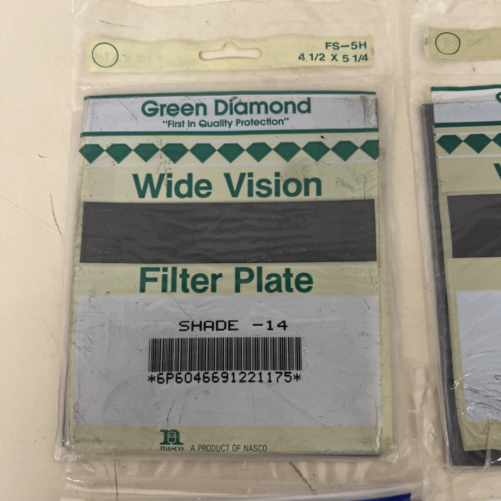 Green Diamond Welding Mask Glass+Oki Comfort Line Impact Resistant Safety Plate