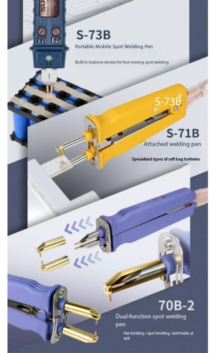 801D Spot Welder 18650 Household DIY Handheld Compact Large-Cell Butt Welder