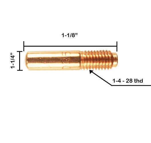 PREMIUM 60-PK Contact Tips #000068 / 0.035″ wire for Miller / Hobart MIG Gun