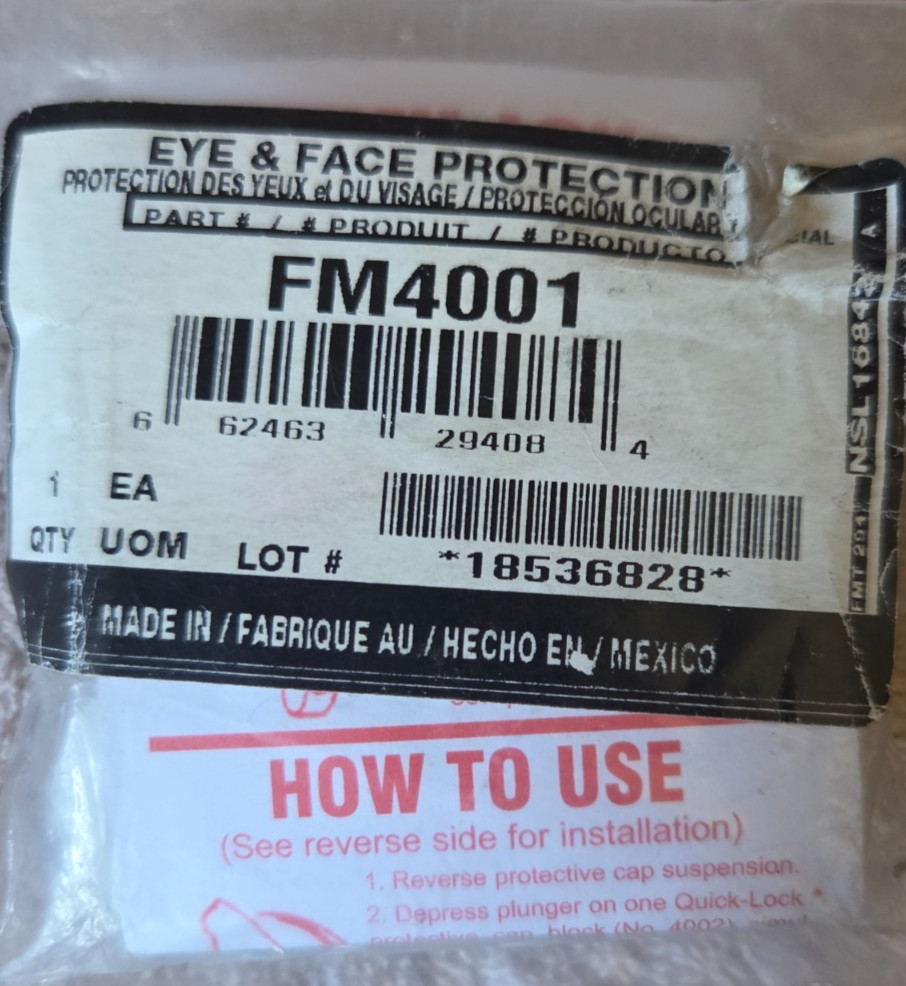 HONEYWELL FIBRE-METAL® FM4001 QUICK-LOK WELDING HELMET KIT