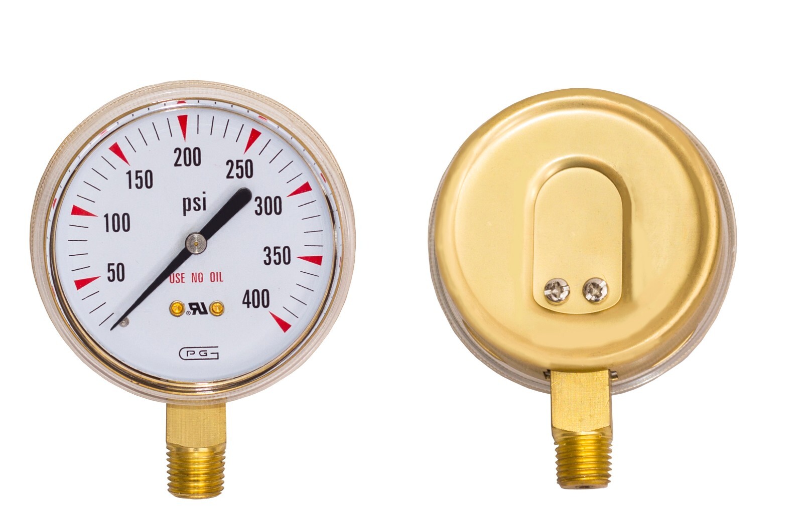 2″ x 400 PSI Propane Acetylene Gauge Welding Regulator Repair Replacement. Brass