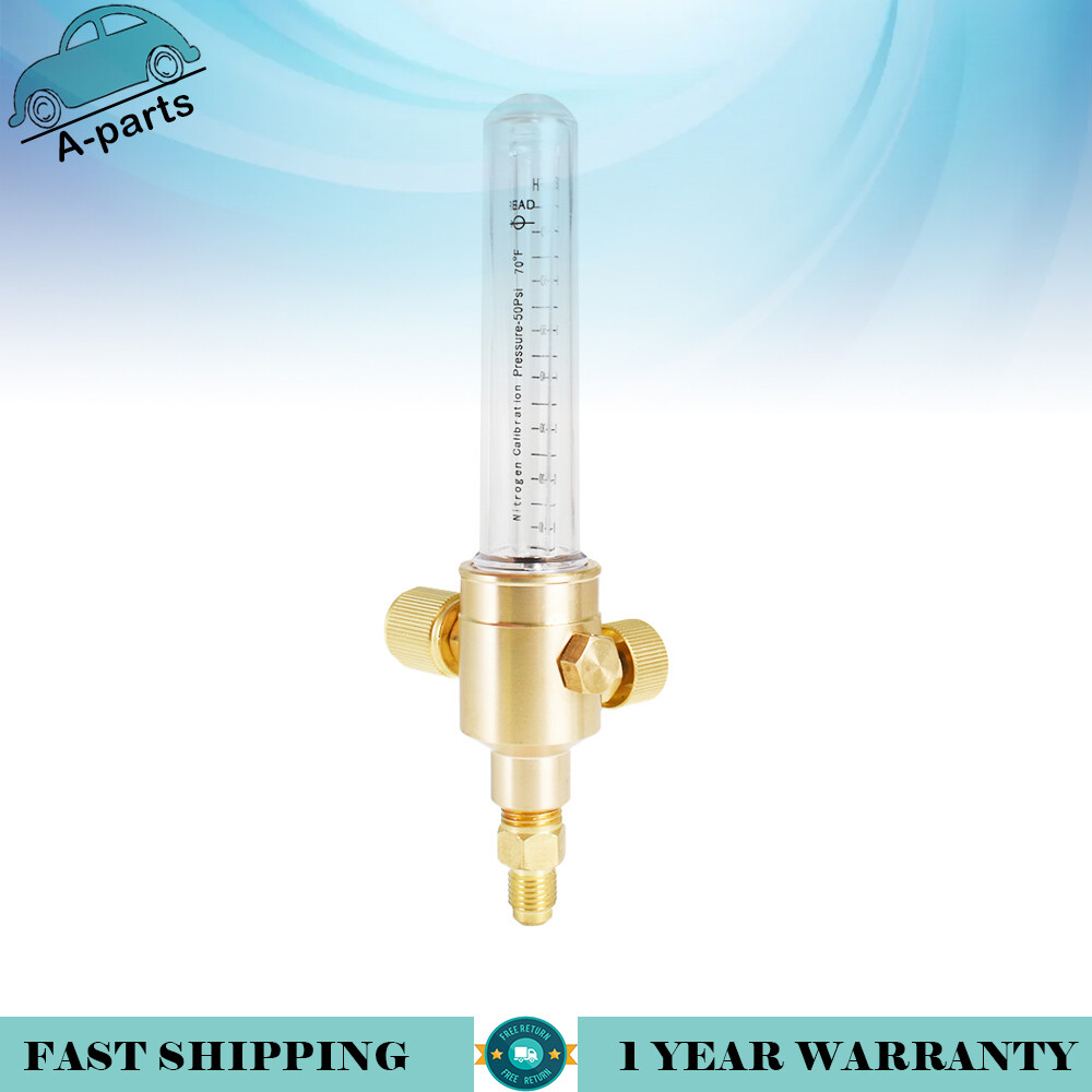 New Nitrogen Flow Meter Max inlet Pressure 50 PSIG Brass Body Construction US