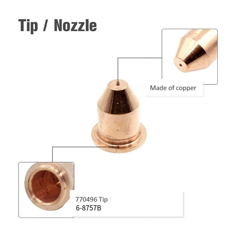 20pcs For HOBART Airforce 250CI 500i HP-25 HP-50 770496 6-8757B Plasma Nozzle-