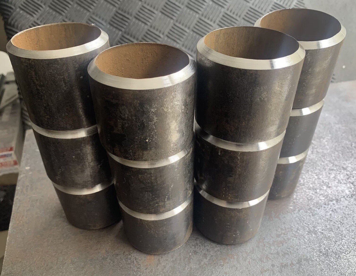 WELDING COUPONSs X Welding Practice, samples 2″ x Sch 40x 4” +/- 3/16” 100 PAIRS