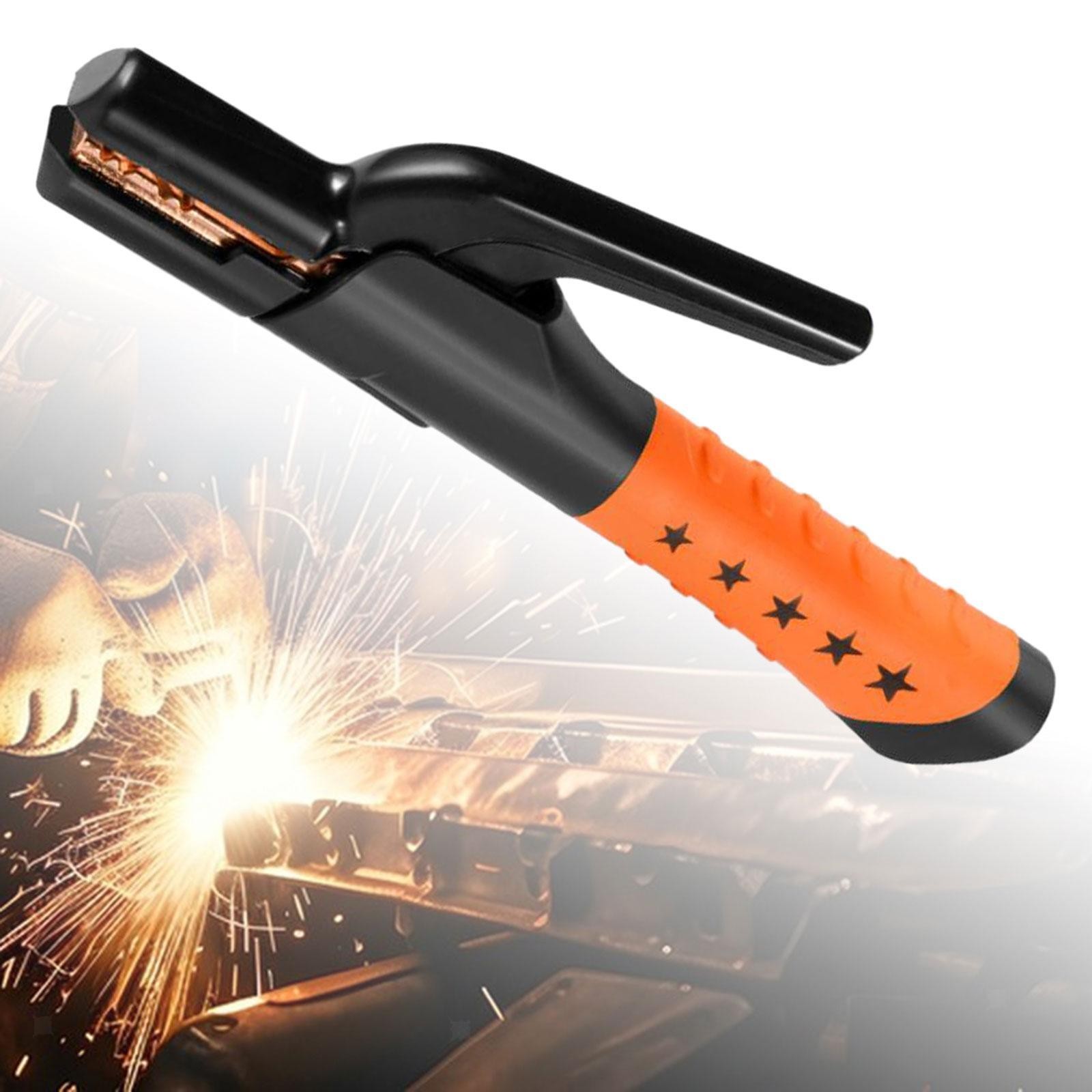500Amp Welding Electrode Holder Anti Scald Heavy Duty Anti Slip Handle Electric