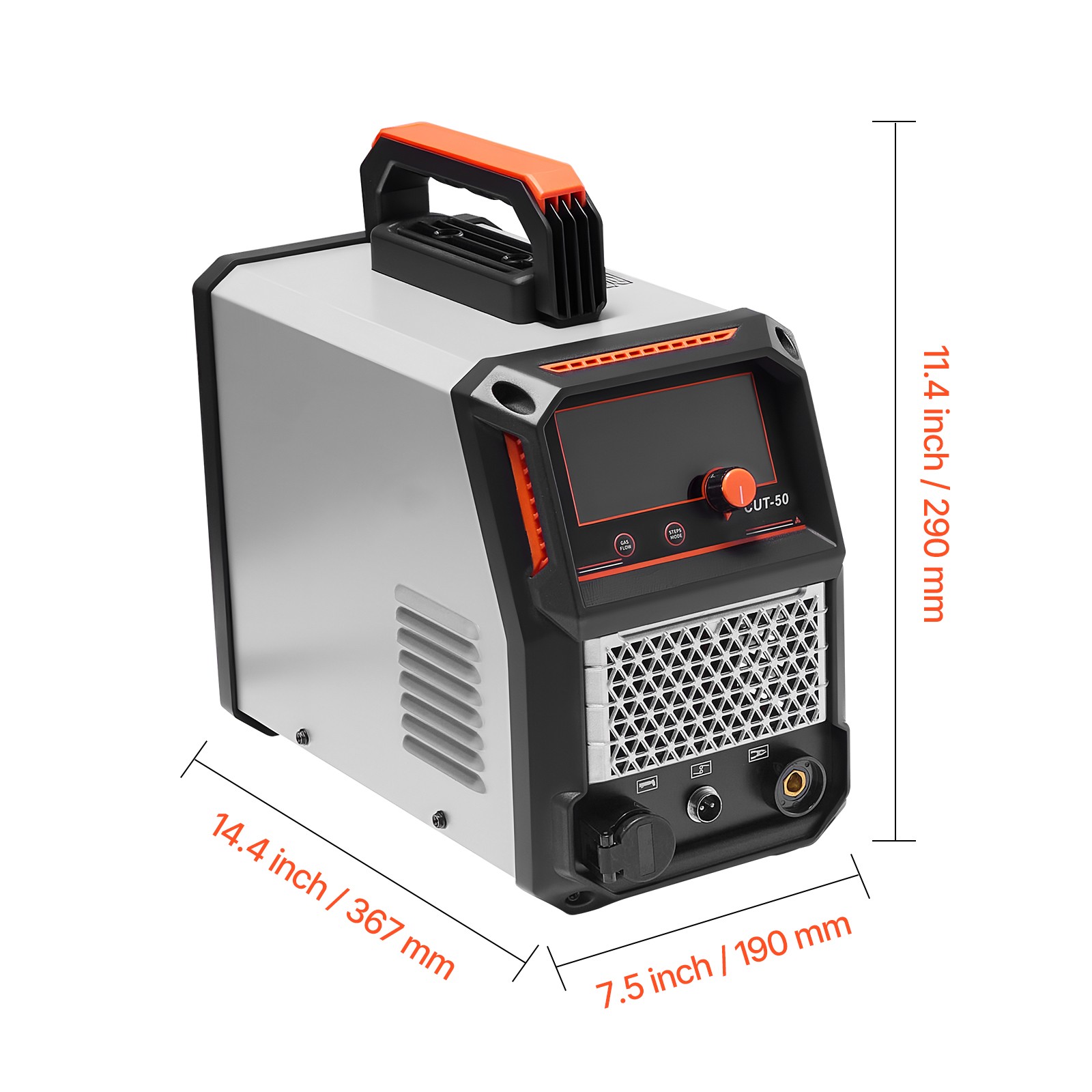 Uimoso 50A Plasma Cutting Machine with Dual Voltage and Digital Display