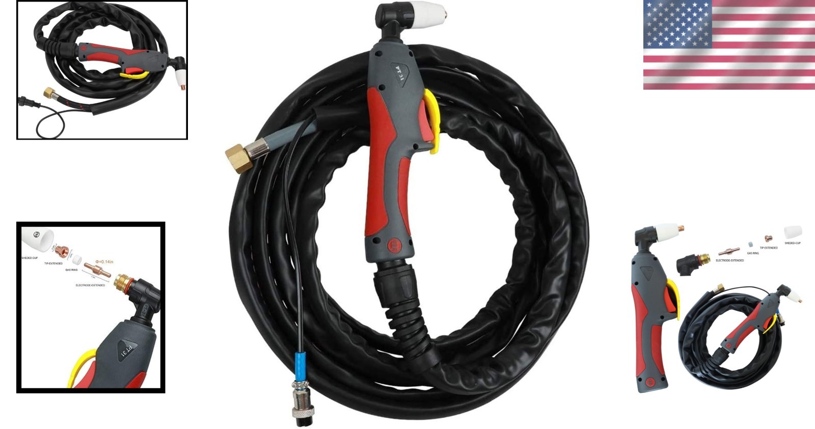 Professional 40A PT31 Plasma Cutter Torch – Ideal for Multiple Cutting Machines