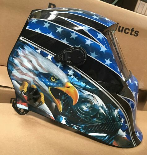 AEW700 Auto Darkening Welding Helmet Mask 4 sensors,DIN 9 to 13