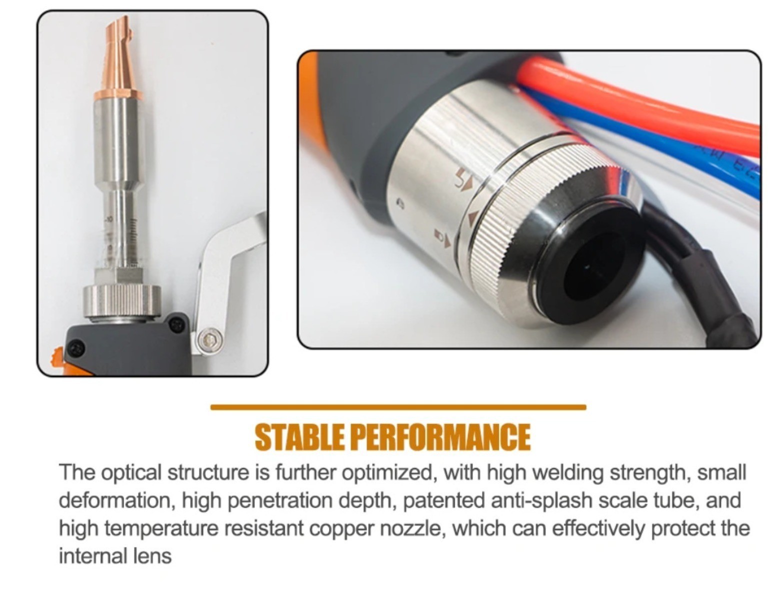 Welding Nozzle Handheld GUN For Laser Welder Machine Metal Cutting Fiber Laser