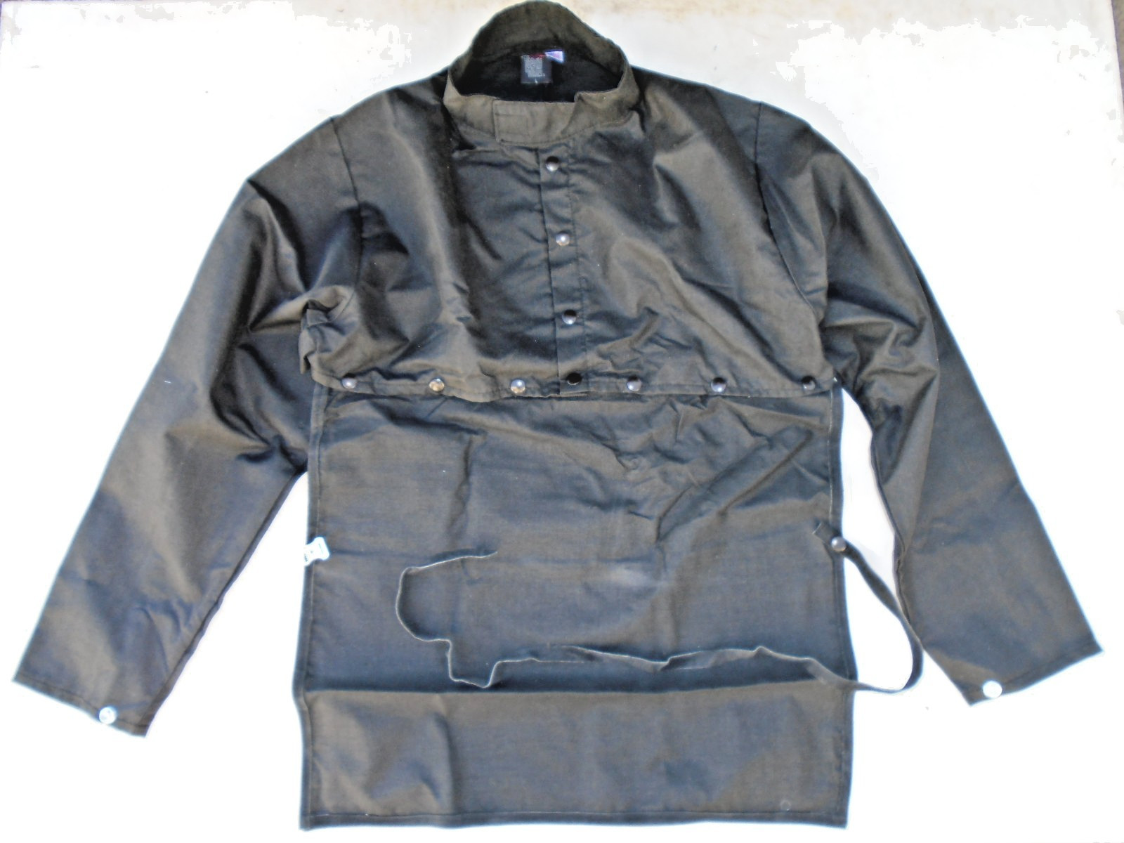 Torch Wear USA Black Welding Sleeved Cape & Bib LARGE