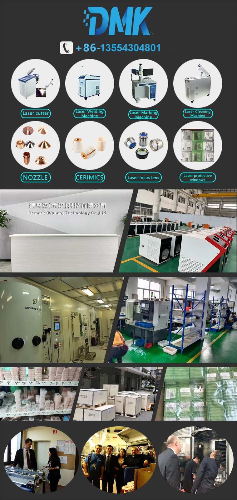 Au3tech Original D20 D30 Laser Collimating focusing Lens For Fiber Laser Welding