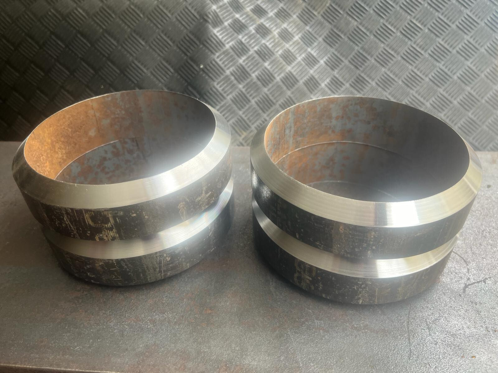 Welding COUPONSs, Pipe 6″ SCHEDULE 80 X 2″ +/-1/16″ Long. Set of 2 pairs