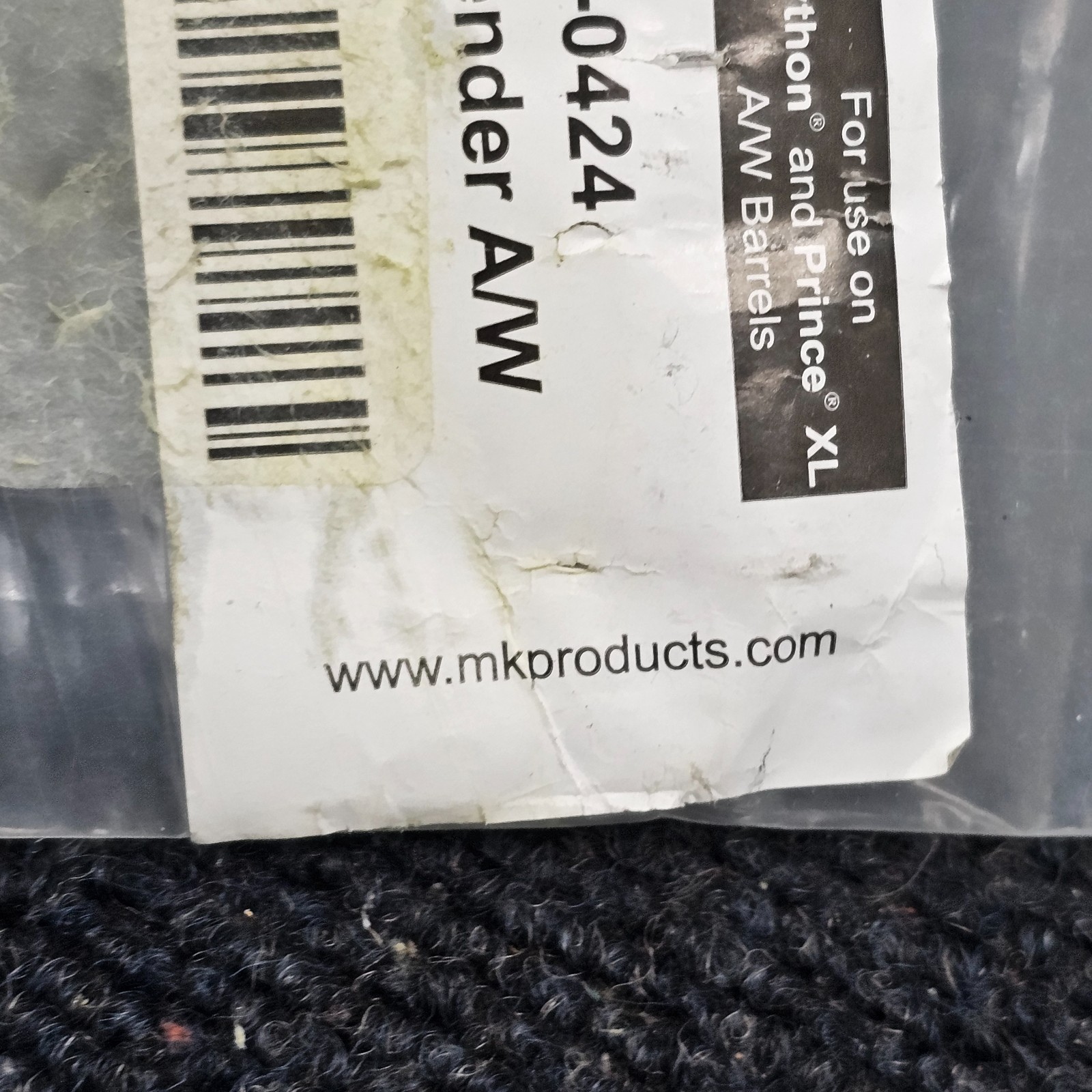 MK PRODUCTS 621-0424 : TIP EXTENDER A/W FOR PYTHON AND PRINCE XL A/W BARRELS
