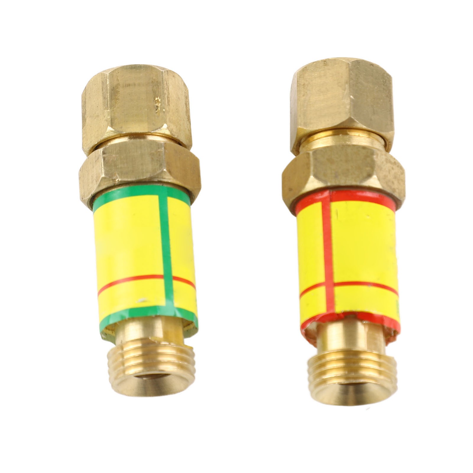 1 Pair Oxygen Acetylene Check Valve Flashback Arrestor (M16*1.5)