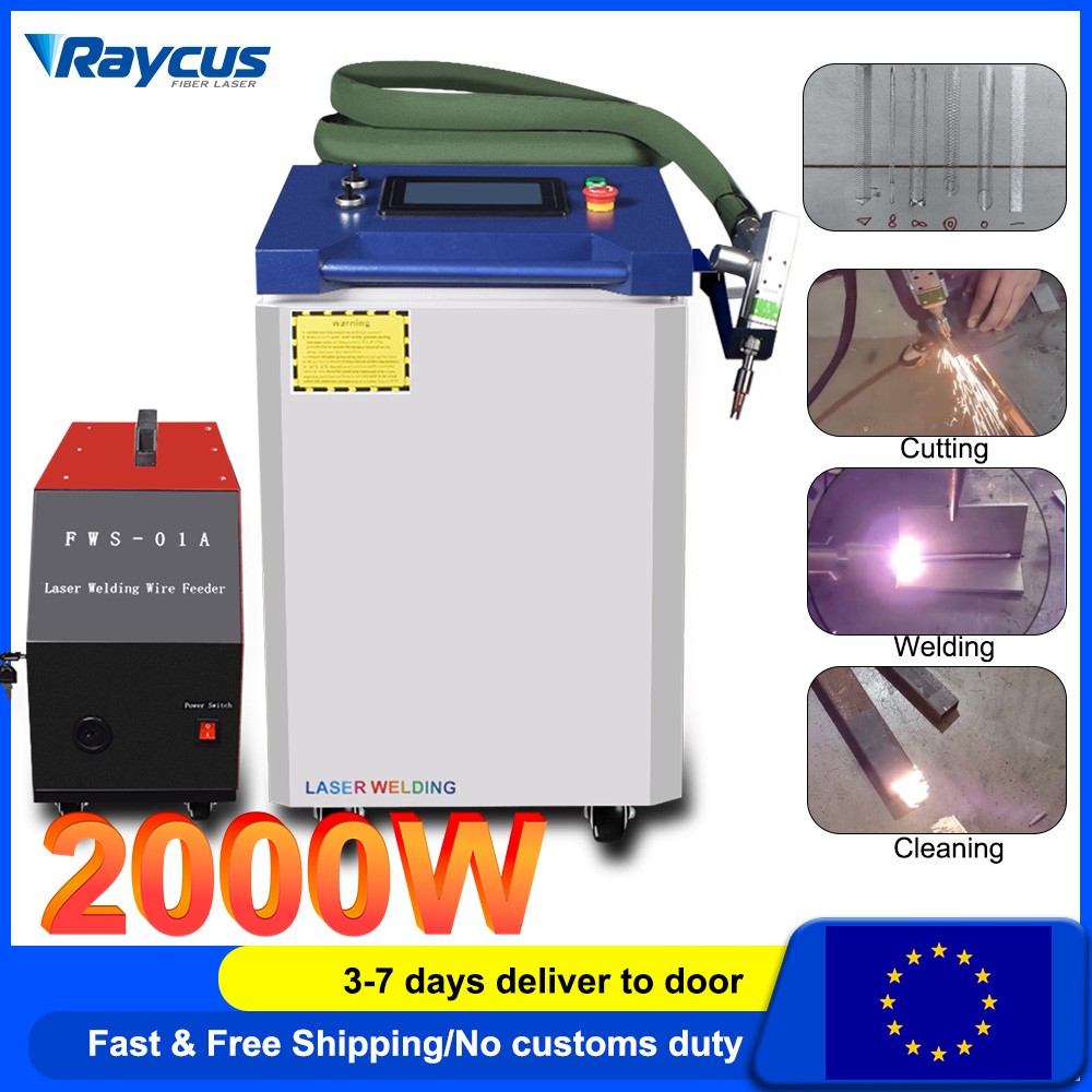 Raycus 4IN1 2000W Fiber Laser Welding Machine Cutting Machine for Carbon Steel