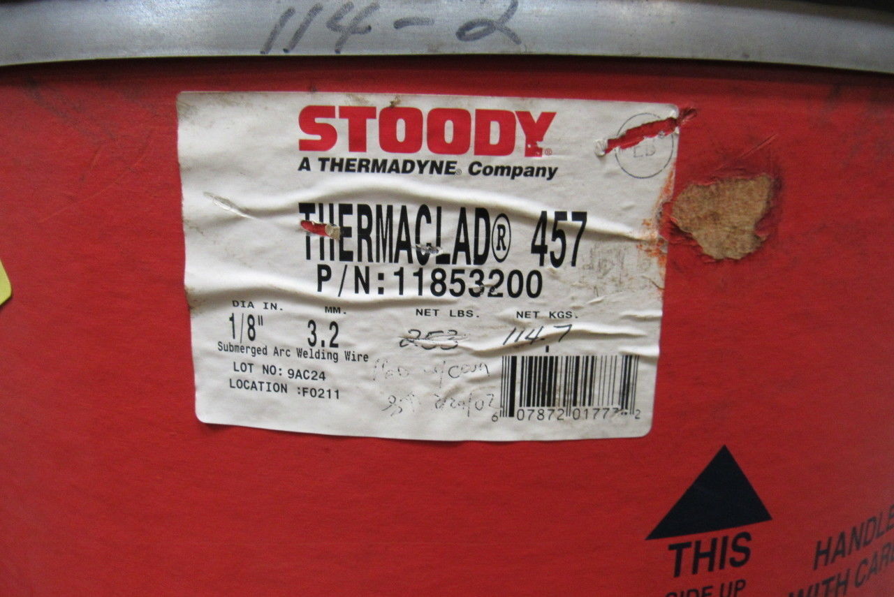 Stoody Thermaclad 457 1/8″ Submerged Arc Hard Facing MIG Welding Wire 325 LBS.