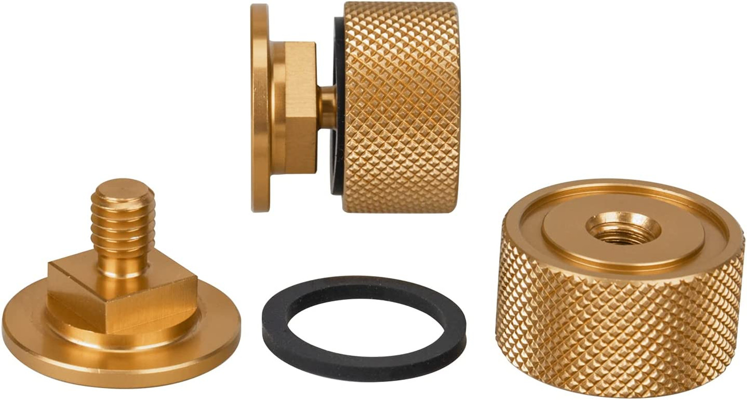 3mirrors Welding Hood Helmet Fasteners Gold Headgear Replacement Parts – 1 Pair