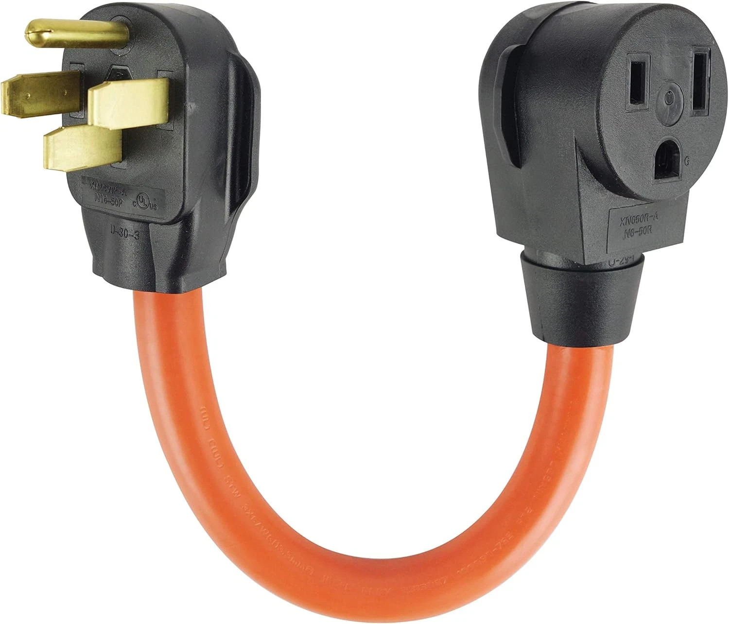 1.5FT NEMA 14-50P to 6-50R Welder Adapter Cord, Heavy Duty 50Amp 250V SJTW 6AWG*