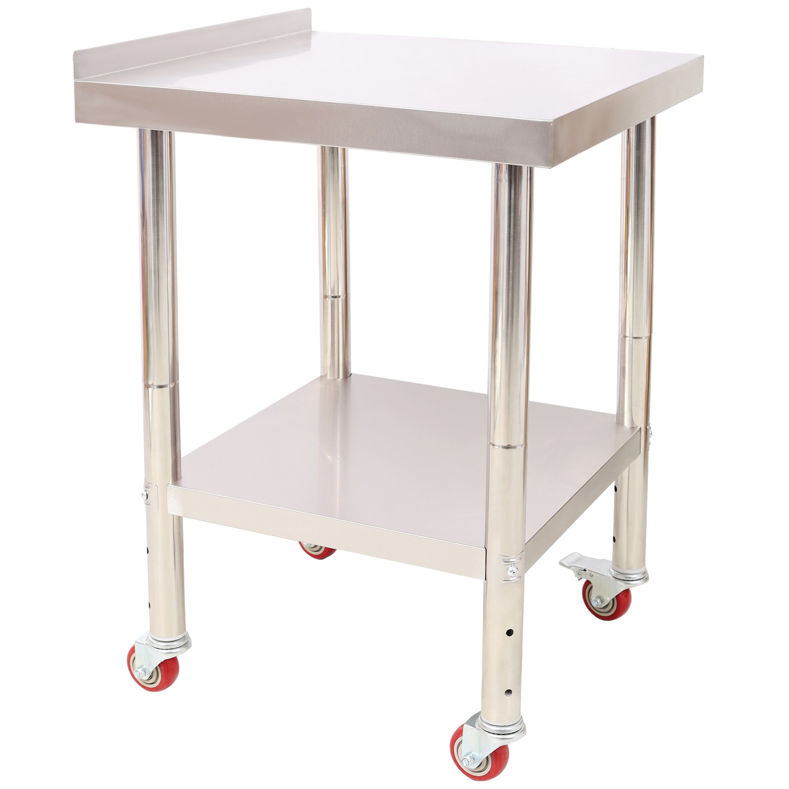Stainless Steel Prep Table,24 x 24 x 35-1/2 Inch,440lbs Load Capacity Heavy Duty