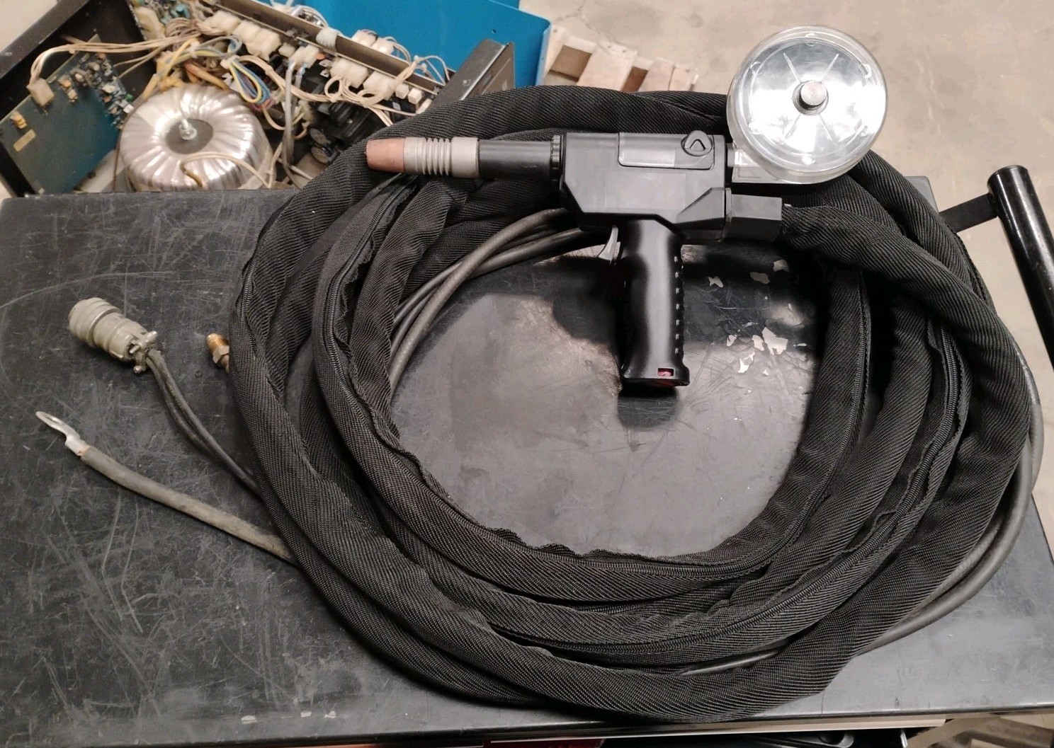 Miller Spoolmatic 30A Pistol MIG Spool Gun w/ HD Barrel & New Cover, Handle Trig