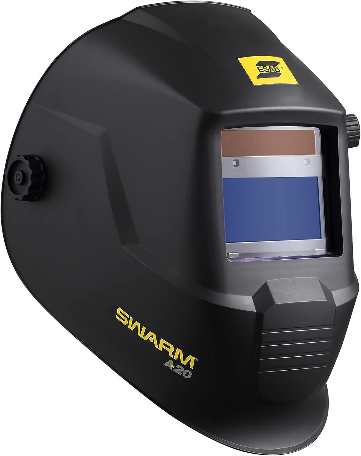 ESAB SWARM™ A20 Auto-Darkening Welding Helmet, Shade DIN 9-13, 2 Arc Sensors