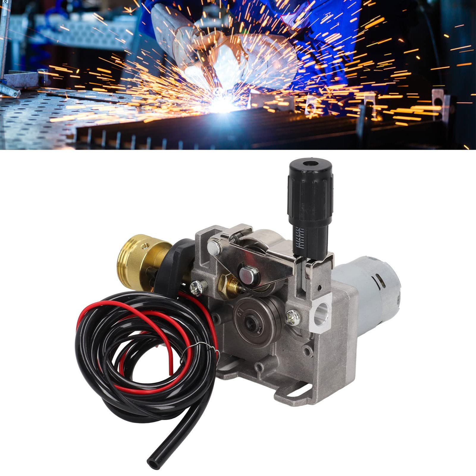 Mig Welder Roll Wire Feed Motor, DC 24V 40W Automatic Feed Soldering Wire Fee…
