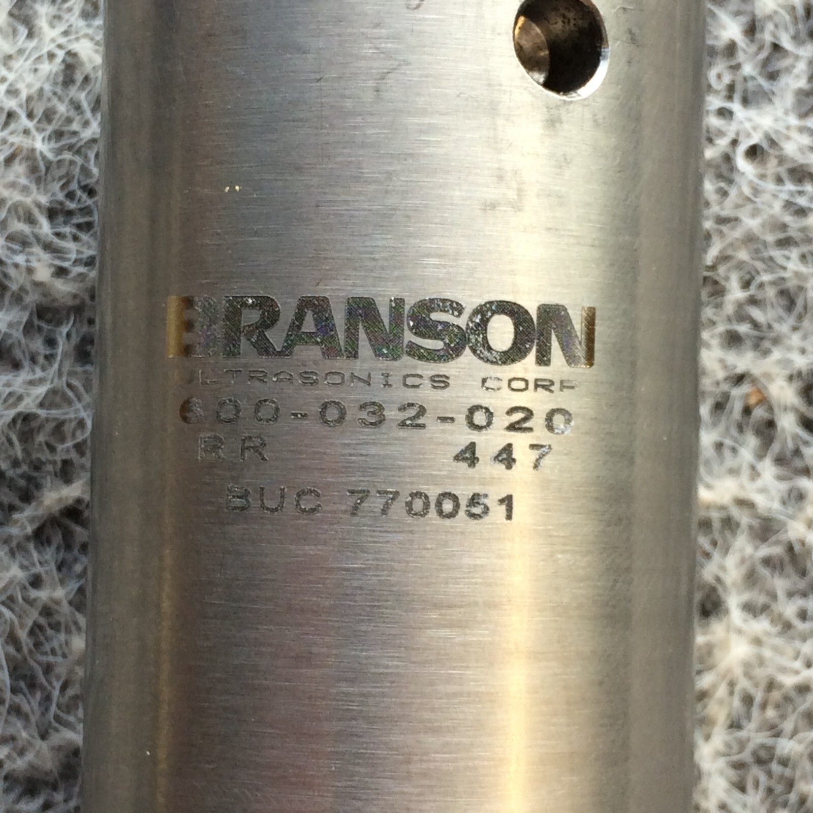 Branson Ultrasonic Welding Horn 80 BSP45196-01 600-032-020 BUC 770051 NOS