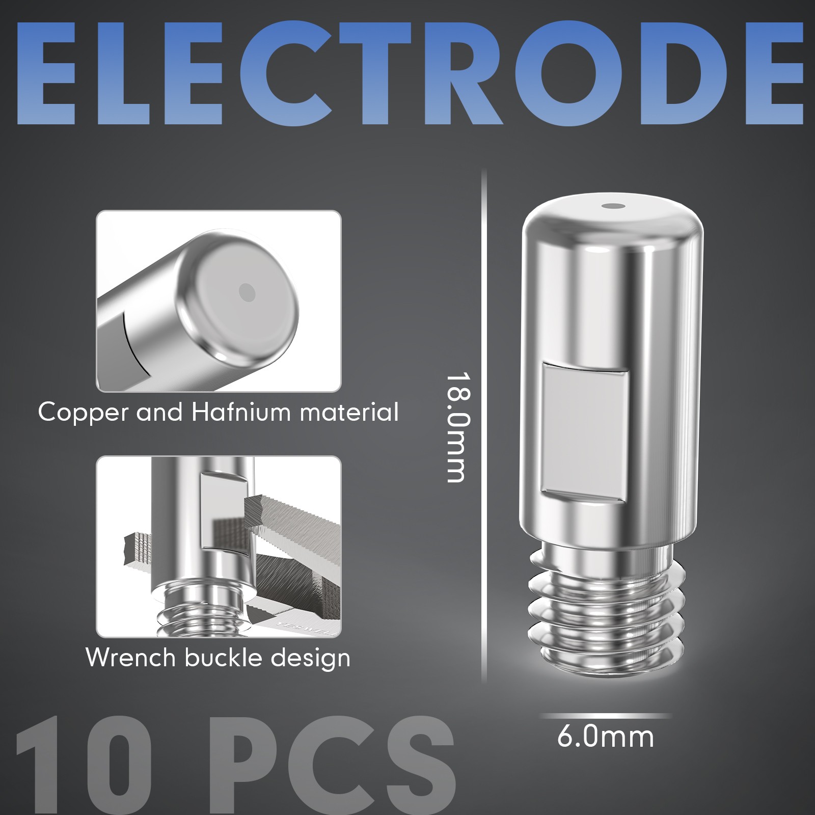 23/44pcs IPT40 Plasma Cutter Consumables for YESWELDER CUT-55DS/65DS