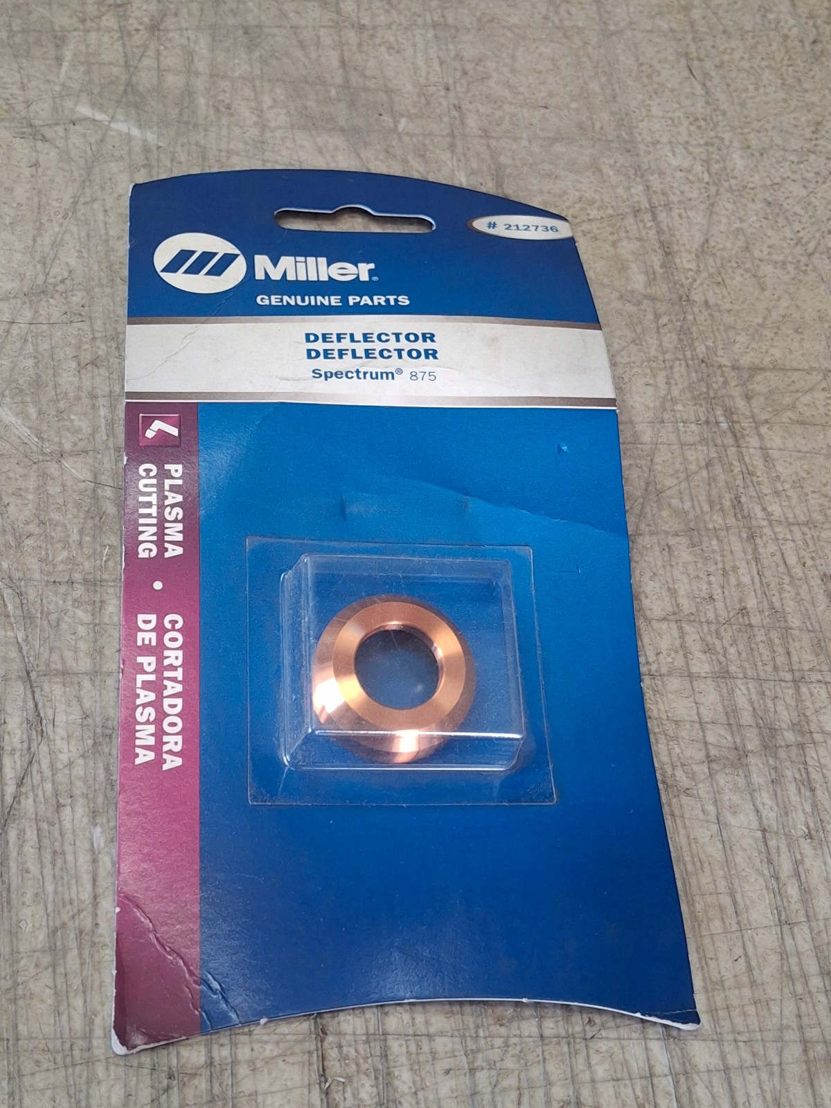 Miller 212736 Plasma Cutting Deflector Spectrum 875