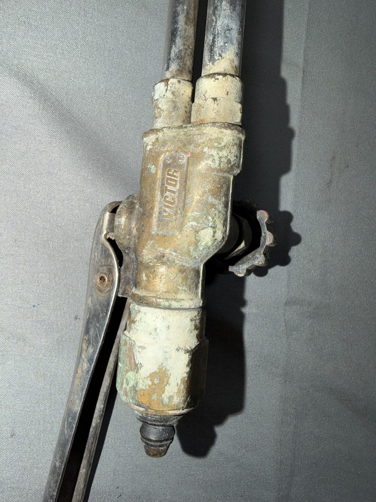 Victor CA1060 Cutting Torch Attachment Oxy Acetylene Welding Brass Gas Untested