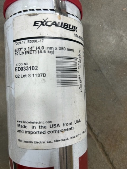 Lincoln Electric Ed033102 Stick Electrode,E309/309L-17,5/32″10 Lb