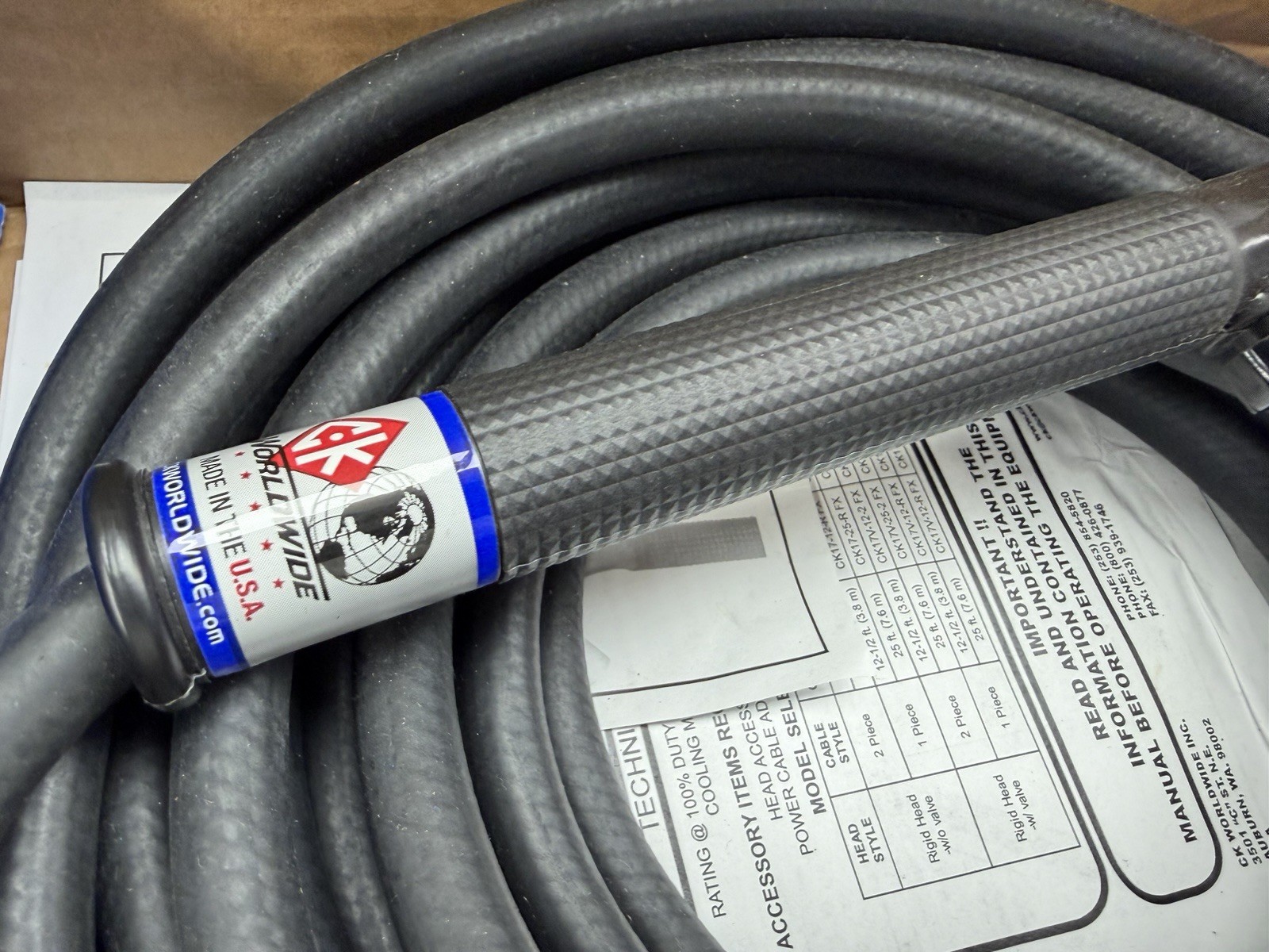 CK Worldwide CK17V-25-R FX Tig Torch
