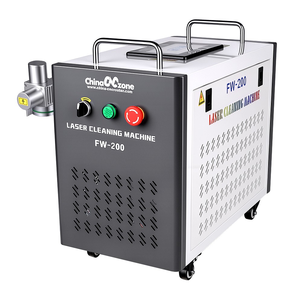 200W JPT Pulsed Laser Cleaning Machine Laser Cleaner For Wood Metal Paint Remove