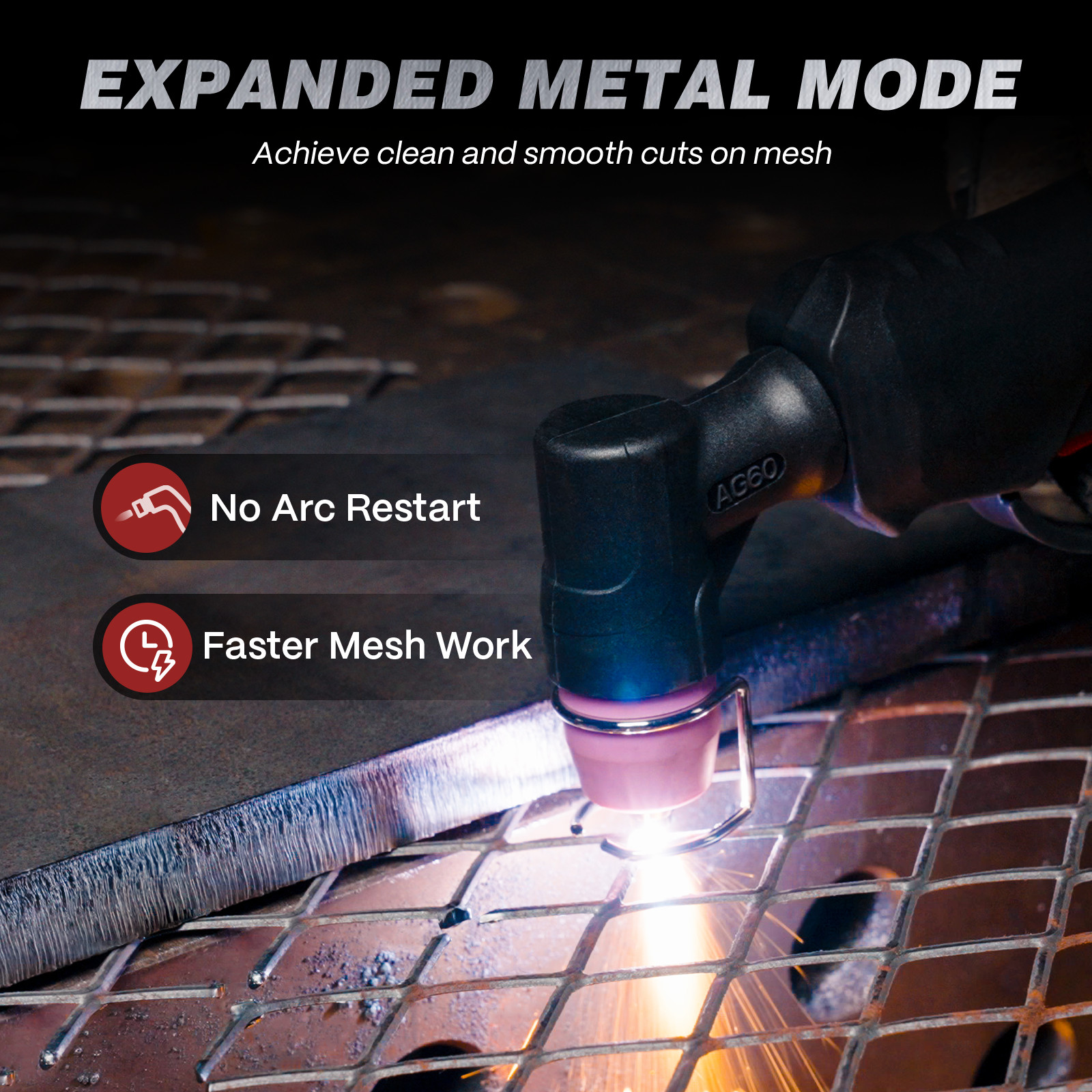 ARCCAPTAIN 60A Plasma Cutter CUT60 Pro Non-Touch Pilot Arc HF 110V/220V 2T/4T US