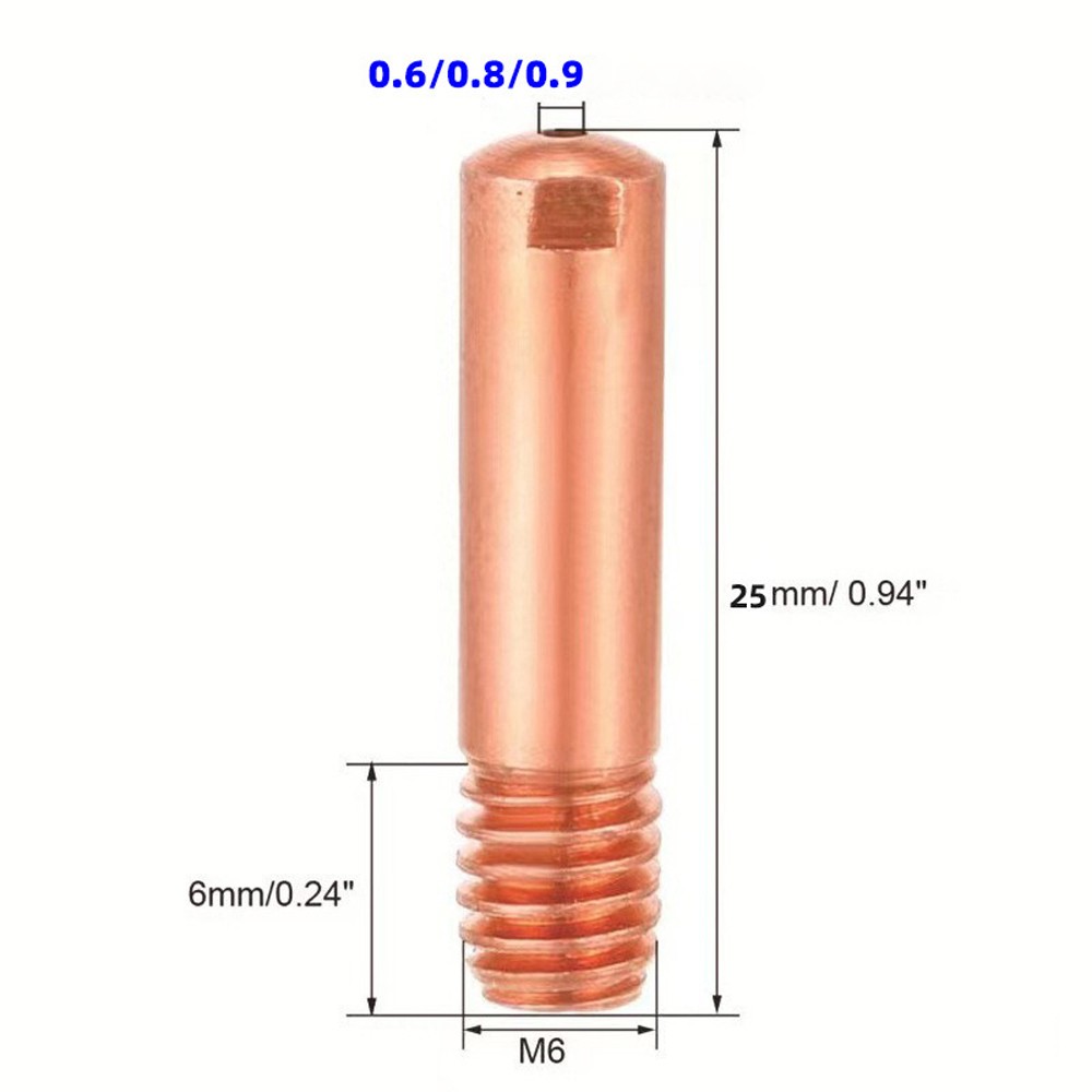 Short Gas Diffuser Nozzle Tip Kit For Chicago Electric Harbor Freight MIG Welder