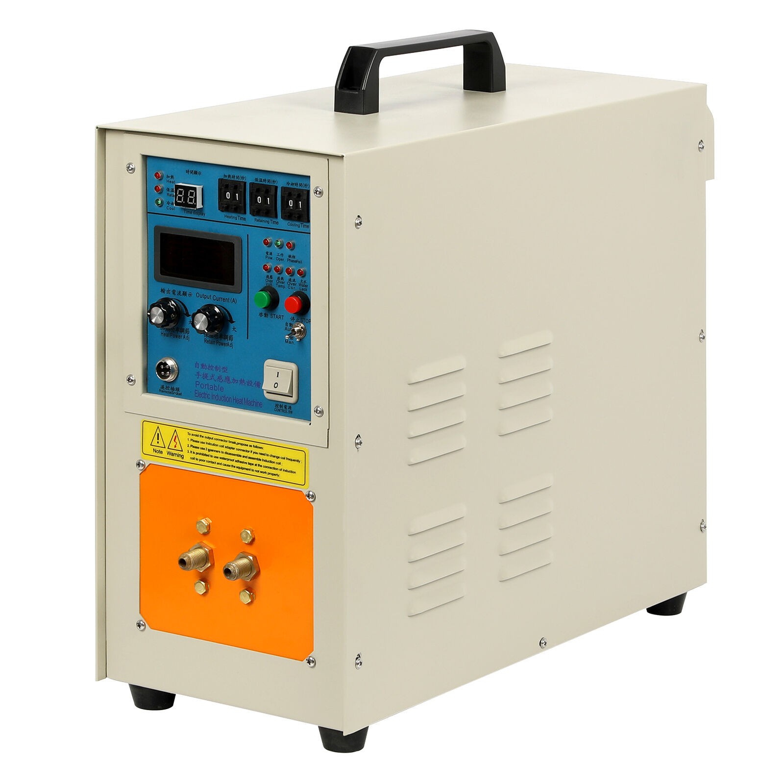 Melting Furnace 15 KW 30-100 KHz 220V High Frequency Induction Heater Furnace