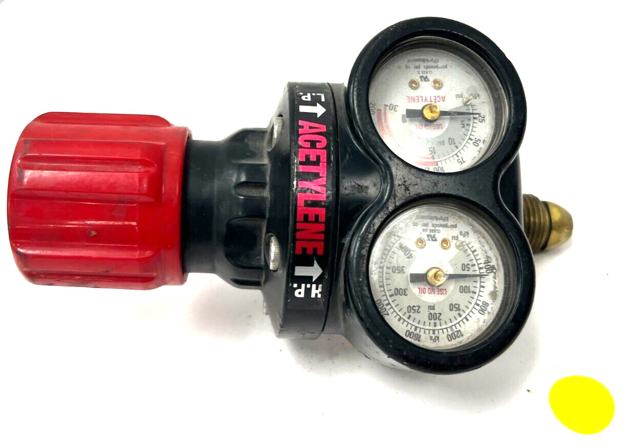 VICTOR ACETYLENE MEDIUM DUTY SINGLE STAGE PRESSURE REGULATOR ESS3-15-510