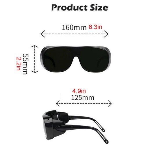 2 Pairs Welding Safety Glasses Goggles for Plasma or Gas Cutting Welding Shade