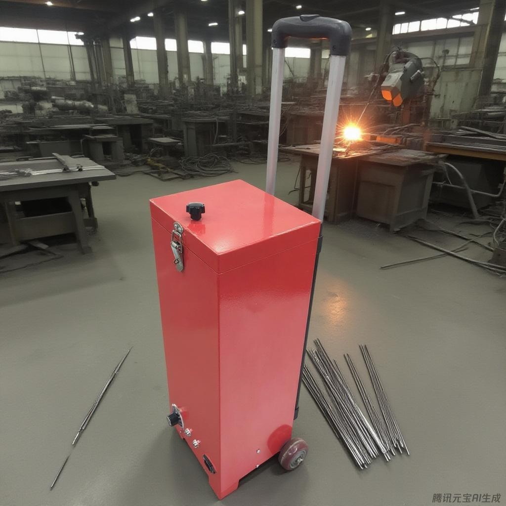 Portable Welding Rod drying Insulation Bucket 12KG/24lb Max 300℃ Rod Length 17.7