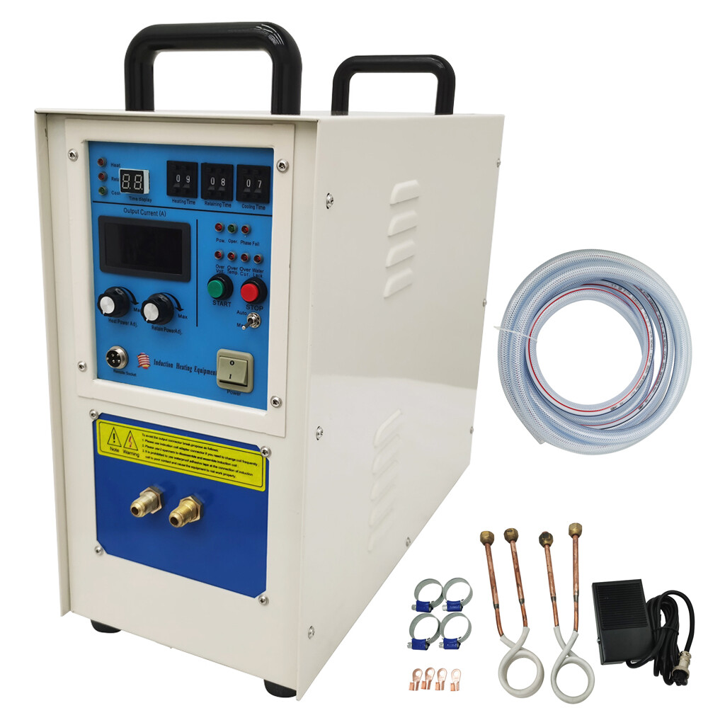 INTBUYING High Frequency Induction Heat Heater Heating Furnace Machine 15KW 220V