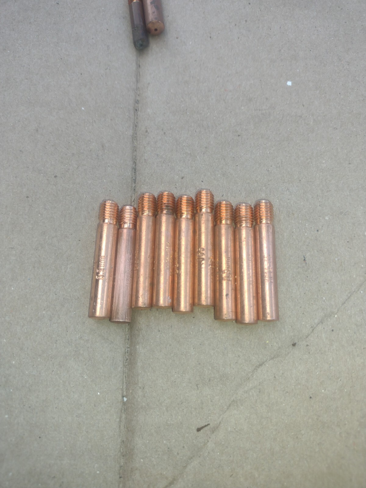 Genuine Lincoln Electric KP14-35 Standard Copper Contact Tip 0.035″ Size 9 Piece