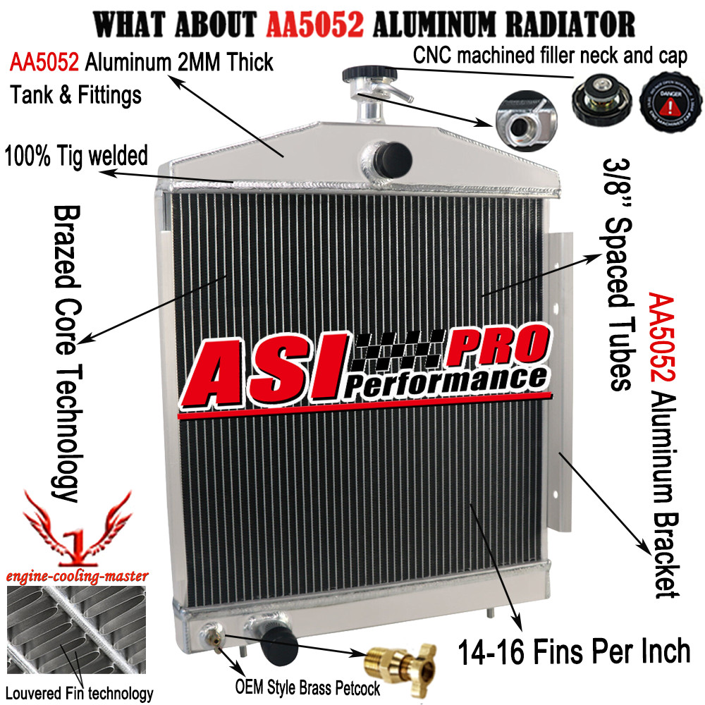 Aluminum Tractor Radiator For Lincoln Welder 200 250 AMP SA200 SA250 G10877198