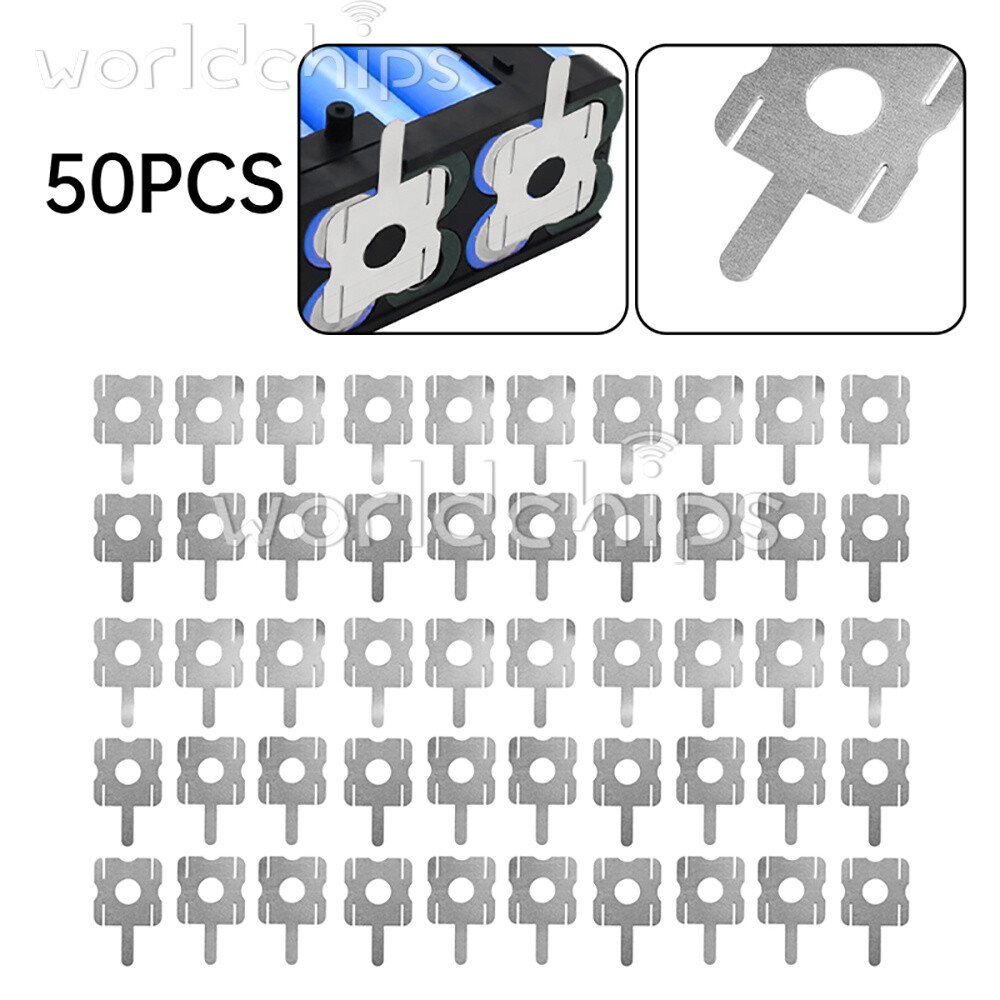 50pcs 18650 Li-ion Battery Pack Spring Connector U-shaped 4S Nickel Welding Tool