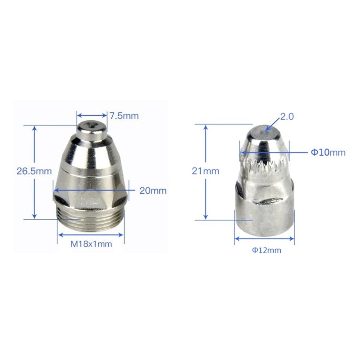 10pc-Cutter Torch Set For P80 Plasma Cutting Torch Protective Cover And