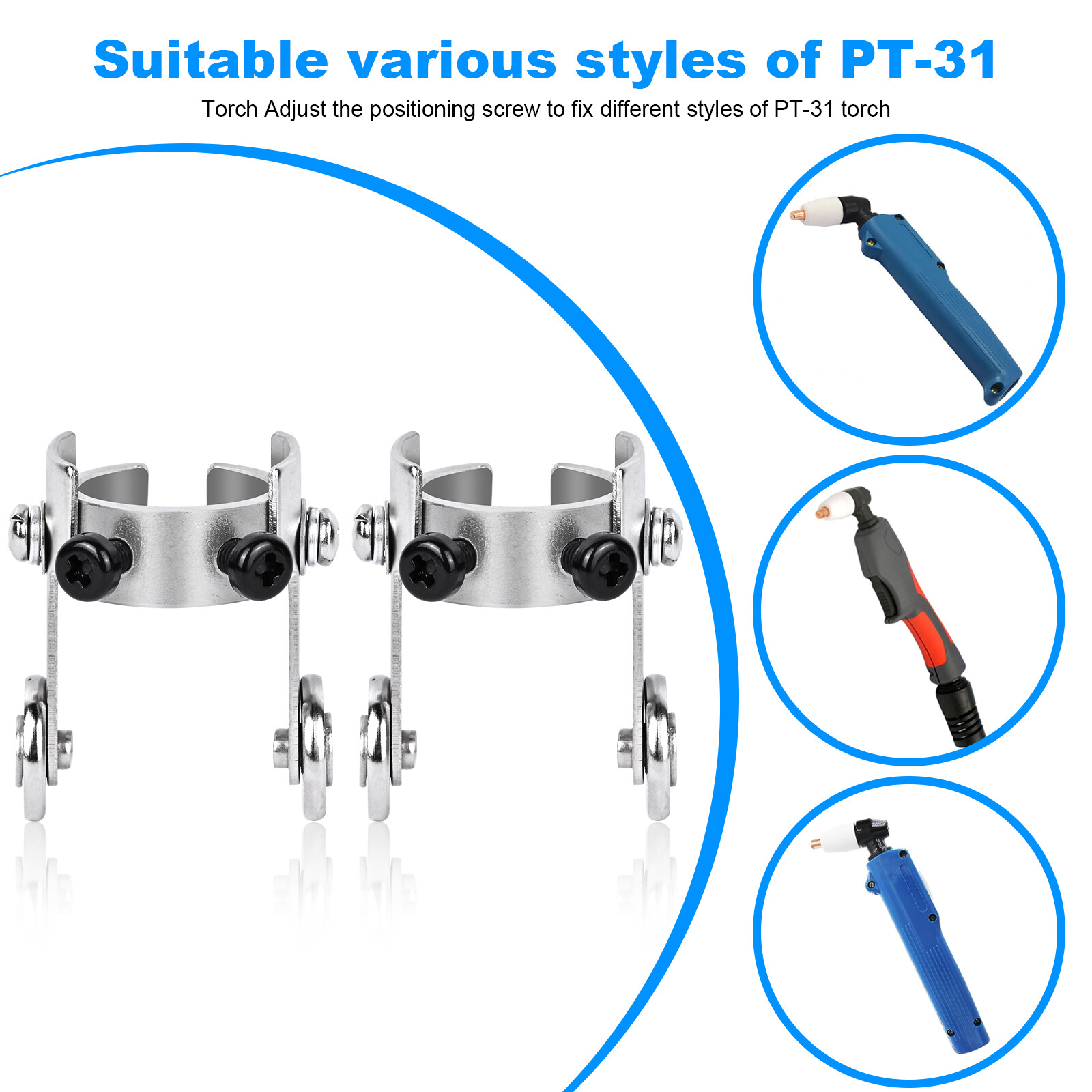 Reboot 2PCS PT-31 Plasma Cutter Roller Guide Wheel Spacer Circle Compass CUT50D