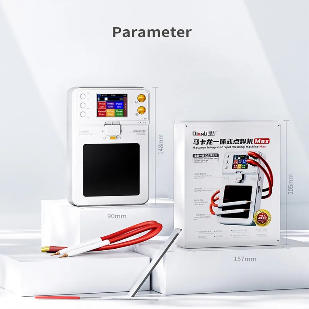 QianLi Macaron DIY Portable Spot Welder Battery Pack Welding Double Pulse w/ LCD